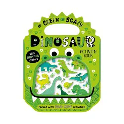 Make Believe Ideas Shiny Stickers My Green and Scaly Dinosaur Activity Book - by Alexandra Robinson (Paperback)