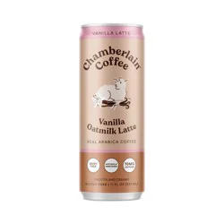Chamberlain Coffee Chamberlain Oat Vanilla Latte Coffee Drink - 11 fl oz Can