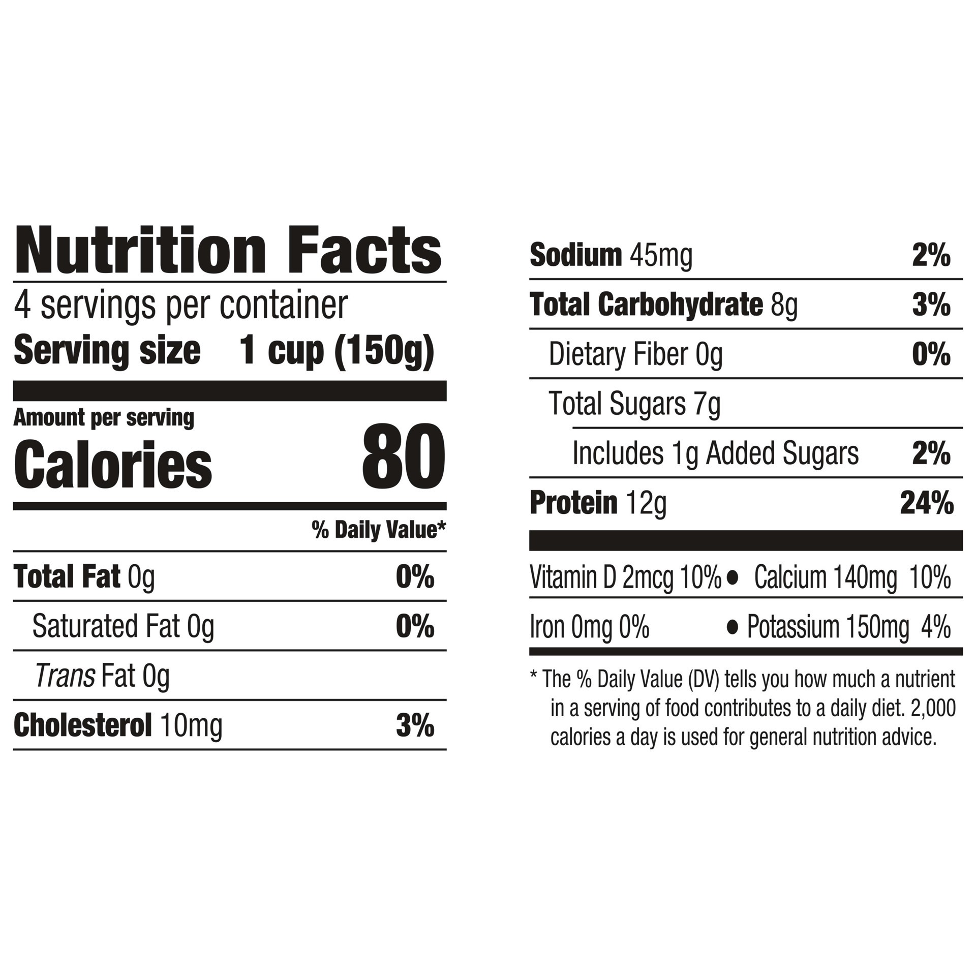 slide 4 of 5, Light + Fit Dannon Light + Fit Strawberry Banana Greek Fat Free Yogurt, Creamy and Delicious Gluten Free Yogurt, 4 Ct, 5.3 OZ Yogurt Cups (Packaging May Vary), 5.3 oz