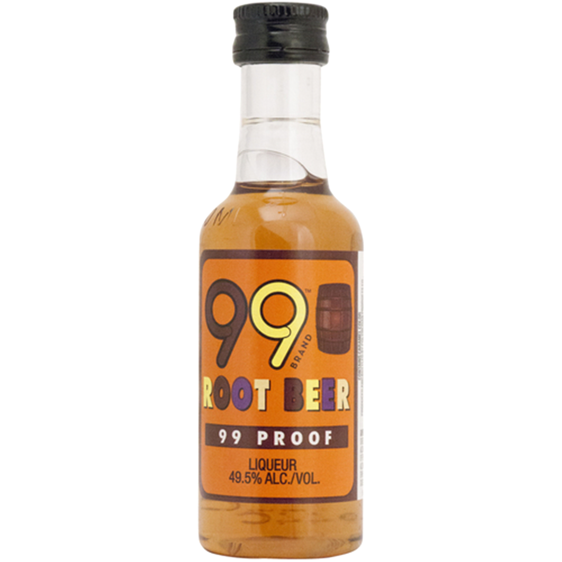 slide 1 of 1, 99 Brand Root Beer Schnapps, 50 ml