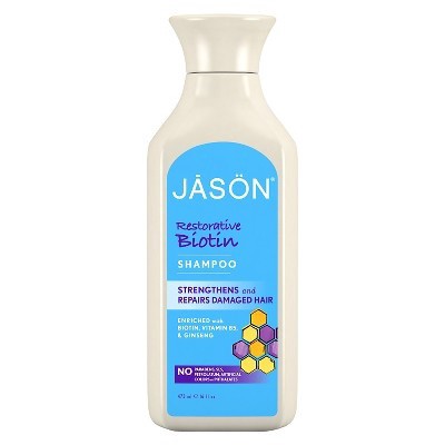 slide 1 of 9, Jason Biotin + Hyaluronic Acid Thickening Shampoo 16 fl oz, 16 fl oz