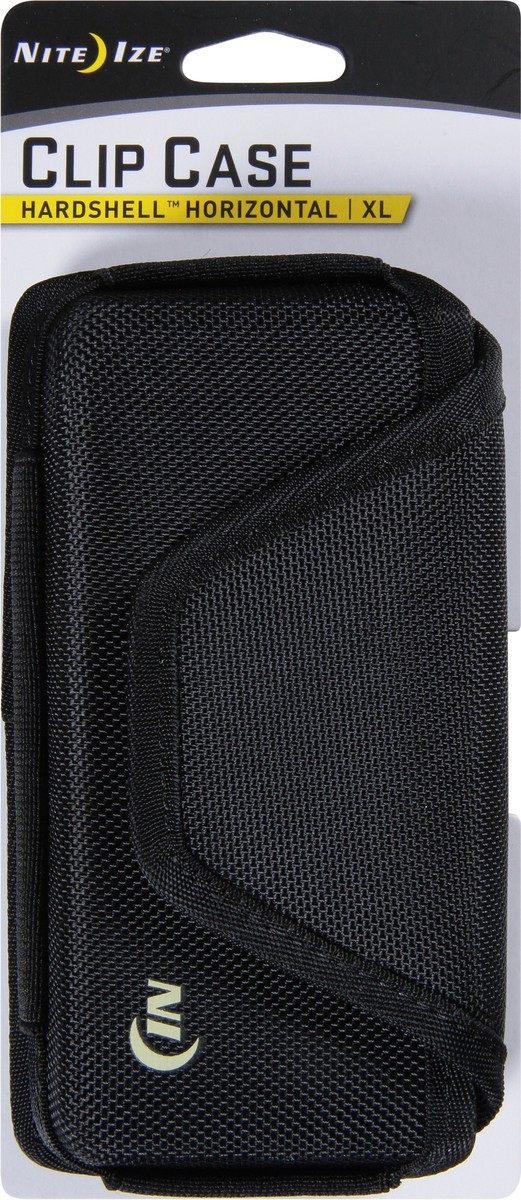 slide 6 of 9, Nite Ize Clip Case Hardshell Horizontal Universal Rugged Holster - XL - Black, univxlarge