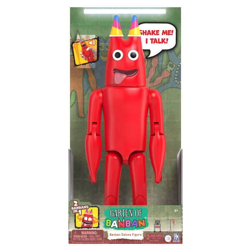 slide 2 of 5, Garten of BanBan Deluxe Action Figure: 5 Points Articulation, PVC & ABS Material, 12" Tall, 1 ct