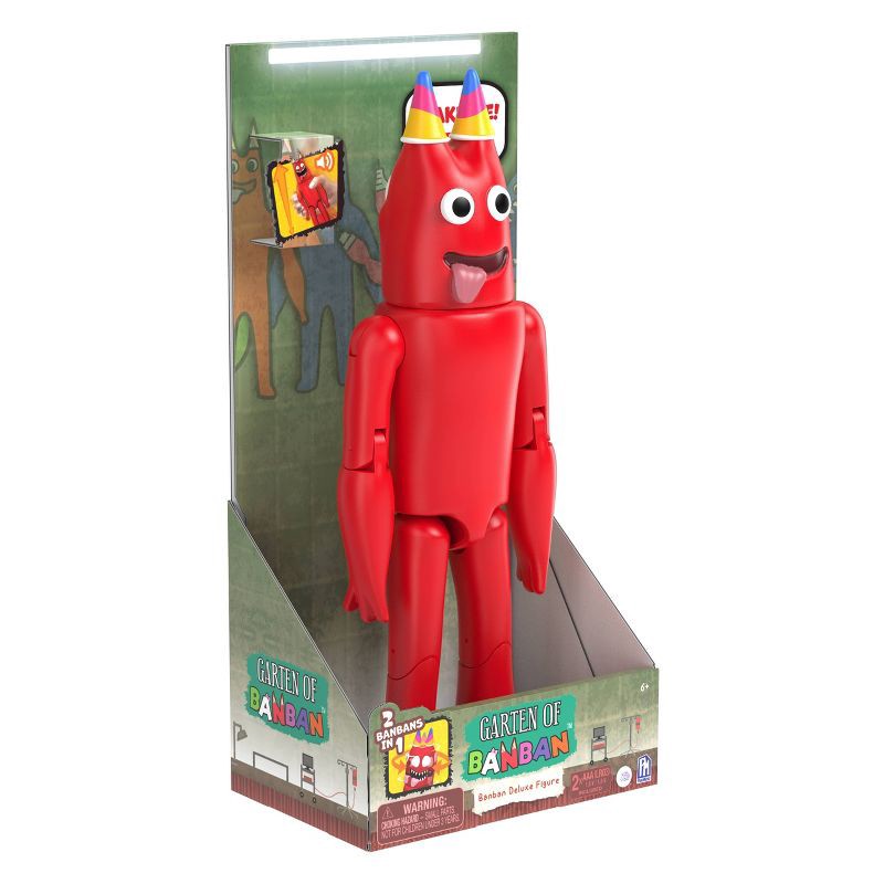 slide 4 of 5, Garten of BanBan Deluxe Action Figure: 5 Points Articulation, PVC & ABS Material, 12" Tall, 1 ct