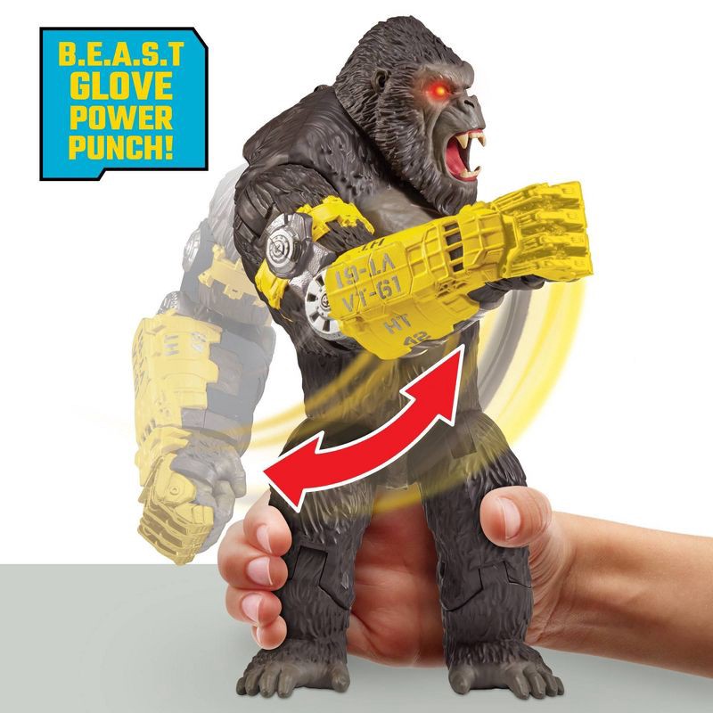 slide 6 of 8, Godzilla x Kong: The New Empire Mega Punching Kong 13" Action Figure, 1 ct