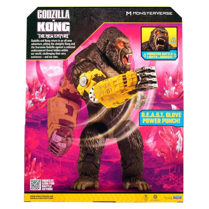 slide 8 of 8, Godzilla x Kong: The New Empire Mega Punching Kong 13" Action Figure, 1 ct