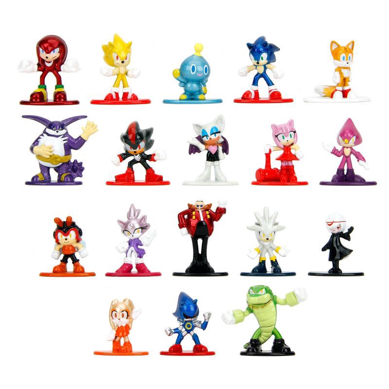 slide 4 of 9, Jada Sonic Nano Metalfigs Set - 18pk, 18 ct