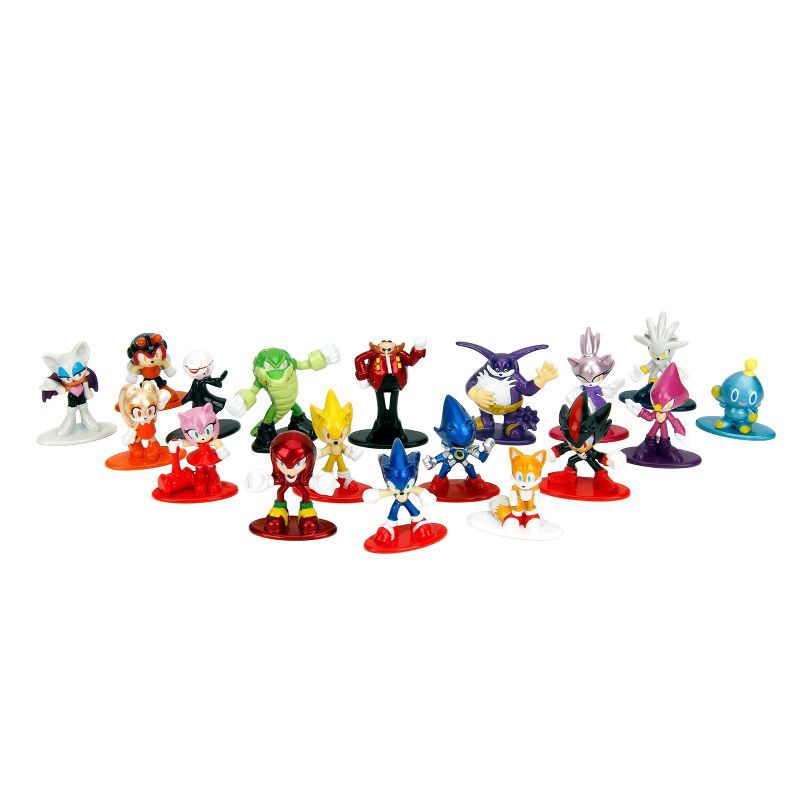 slide 5 of 9, Jada Sonic Nano Metalfigs Set - 18pk, 18 ct