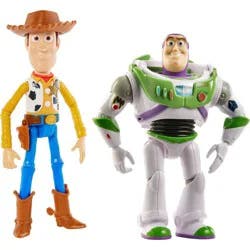 Pixar Toy Story Buzz and Woody 7" Pizza Planet Adventure Figure Set - 2pk