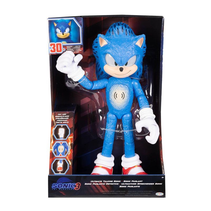 slide 2 of 5, Sonic the Hedgehog 3 Ultimate Talking Sonic Figure, 1 ct