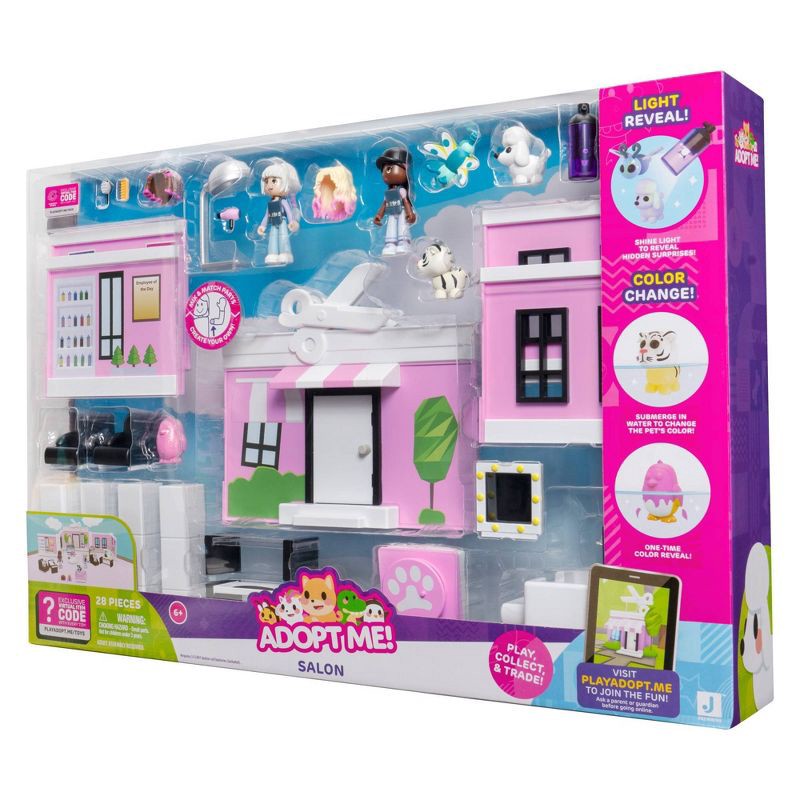 slide 12 of 13, Adopt Me Pet Salon Playset with Mini Figures, 1 ct