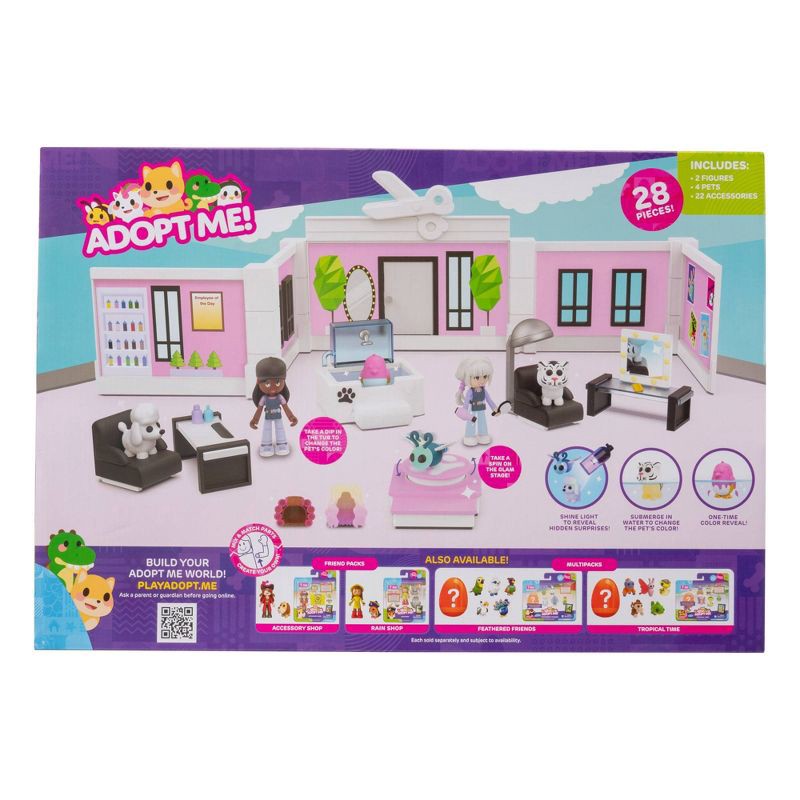 slide 13 of 13, Adopt Me Pet Salon Playset with Mini Figures, 1 ct