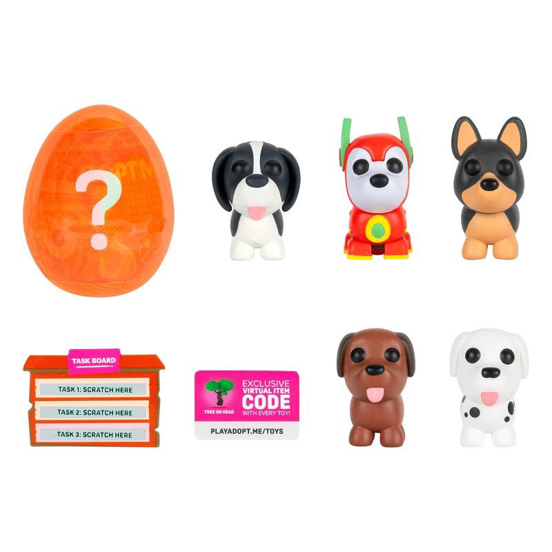 slide 4 of 17, Adopt Me Perfect Pups Mini Figure Set with Mystery Pet - 6pk, 6 ct