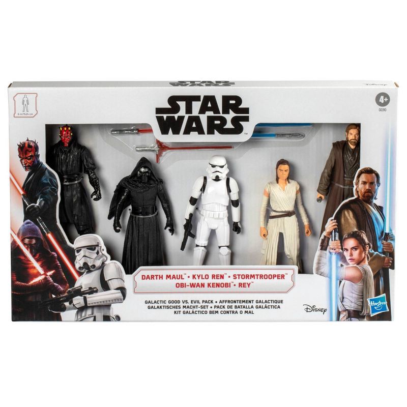 slide 2 of 5, Star Wars Galactic Good vs. Evil 6" Action Figure Set - 5pk( Target Exclusive), 5 ct