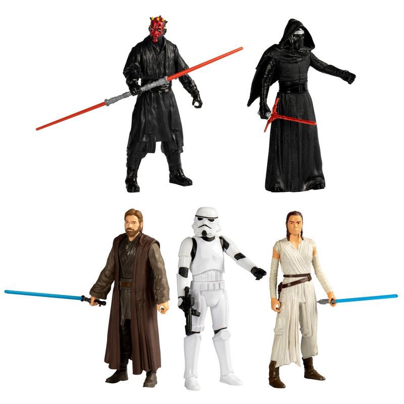 slide 4 of 5, Star Wars Galactic Good vs. Evil 6" Action Figure Set - 5pk( Target Exclusive), 5 ct