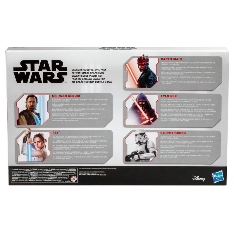 slide 5 of 5, Star Wars Galactic Good vs. Evil 6" Action Figure Set - 5pk( Target Exclusive), 5 ct