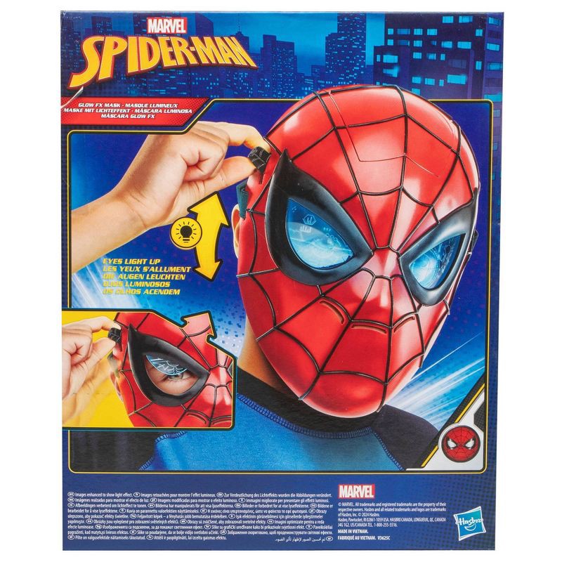 slide 5 of 8, Marvel Spider-Man Glow FX Mask, 1 ct