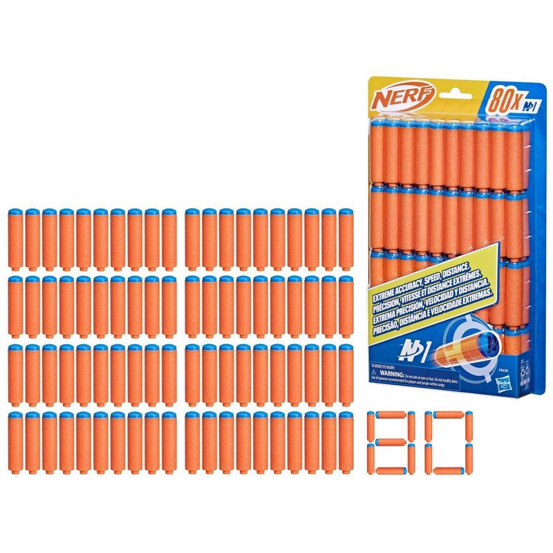 slide 3 of 5, NERF N Series Blaster Refill - 80 ct, 80 ct