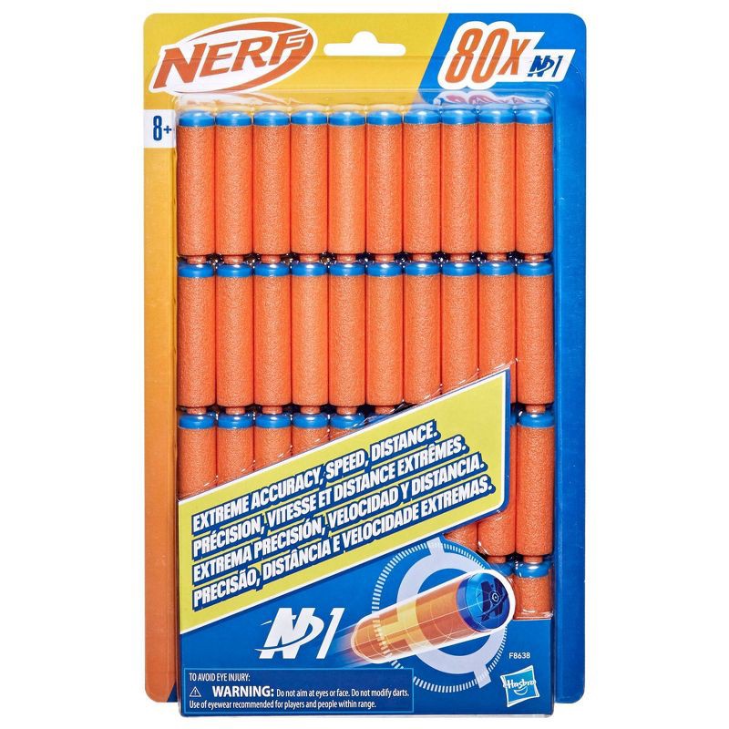 slide 1 of 5, NERF N Series Blaster Refill - 80 ct, 80 ct