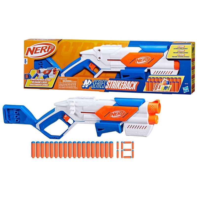 slide 2 of 9, NERF N Series Strikeback Blaster, 1 ct