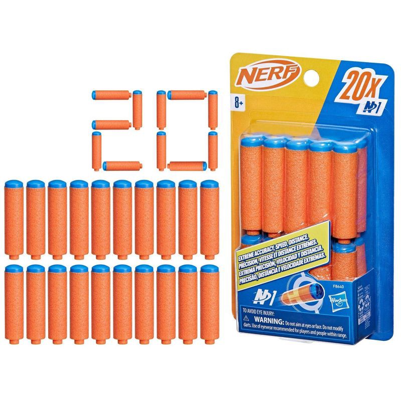 slide 3 of 5, NERF N Series N1 Darts 20x, 1 ct