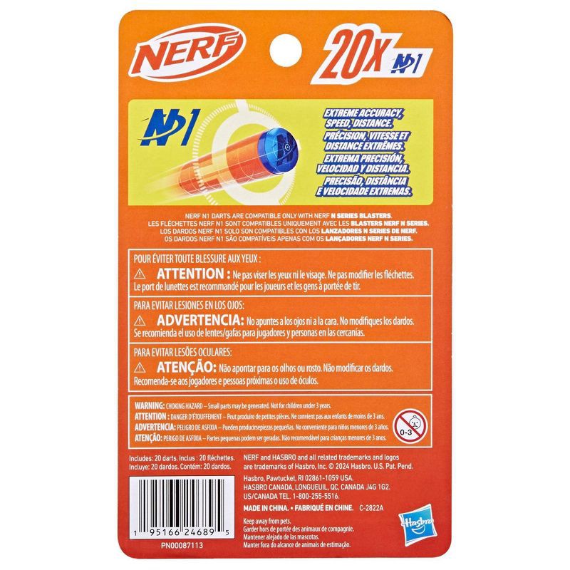 slide 4 of 5, NERF N Series N1 Darts 20x, 1 ct