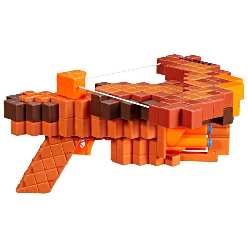 slide 4 of 9, NERF Minecraft Pillager's Crossbow Dart Blaster, 1 ct