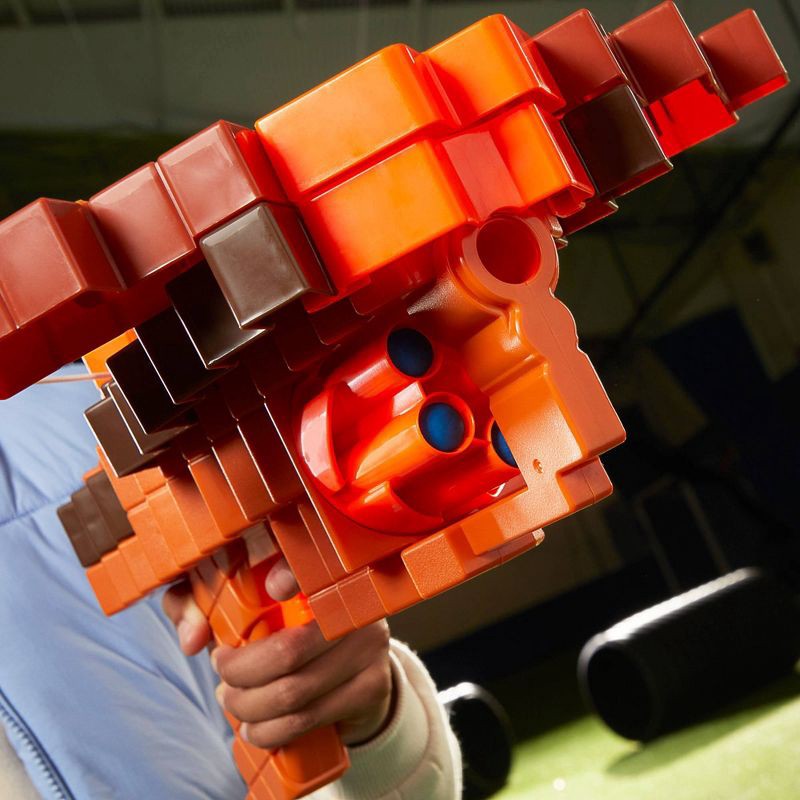 slide 7 of 9, NERF Minecraft Pillager's Crossbow Dart Blaster, 1 ct
