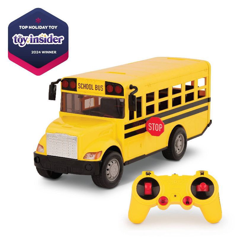 slide 3 of 10, DRIVEN by Battat RC School Bus: Remote Control Vehicle for Fine Motor Skills, Battery-Powered Toy Bus, 1 ct