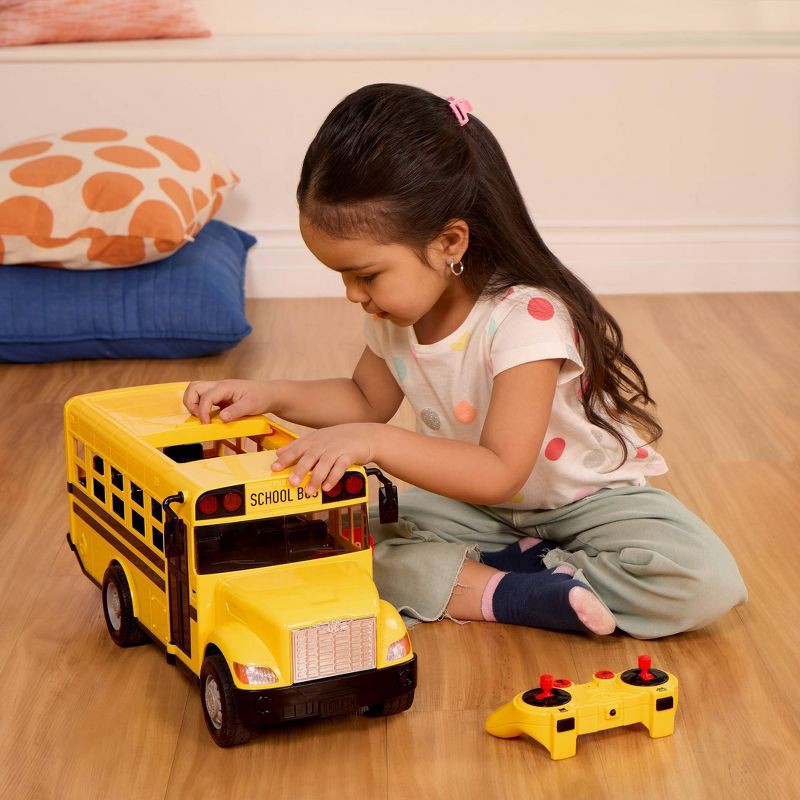 slide 5 of 10, DRIVEN by Battat RC School Bus: Remote Control Vehicle for Fine Motor Skills, Battery-Powered Toy Bus, 1 ct