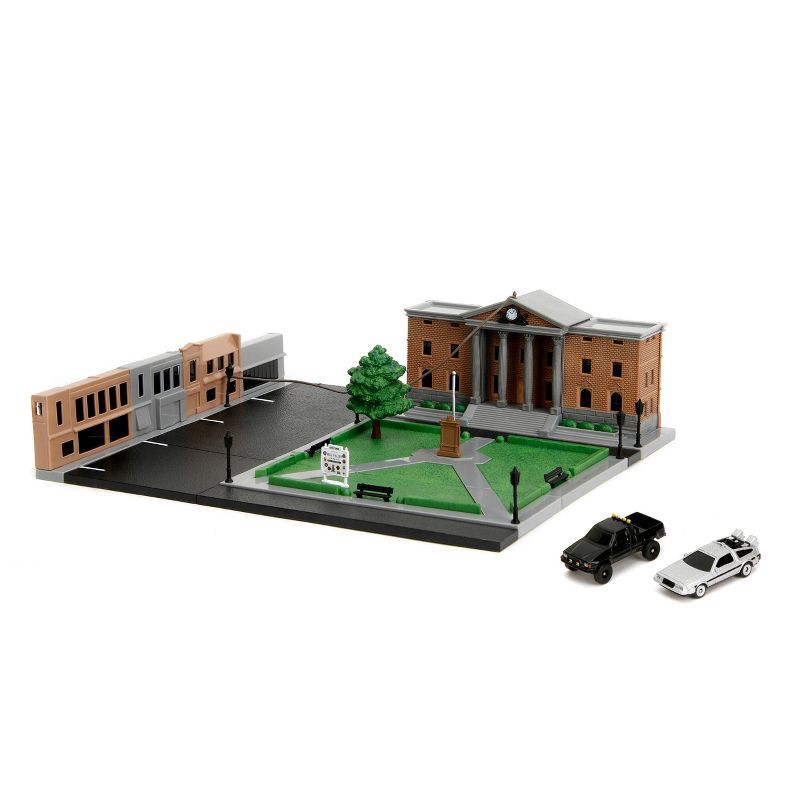 slide 6 of 13, Jada Back to the Future Clock Tower Nanoscene Vehicle Playset, 1 ct
