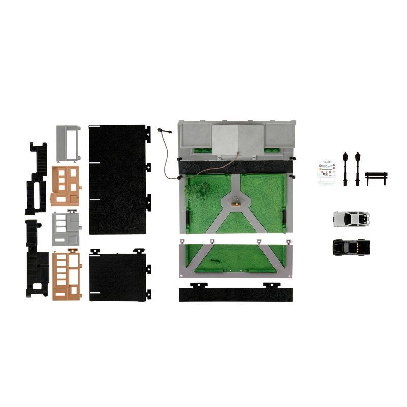 slide 7 of 13, Jada Back to the Future Clock Tower Nanoscene Vehicle Playset, 1 ct