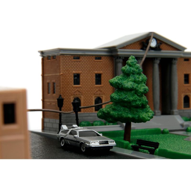 slide 9 of 13, Jada Back to the Future Clock Tower Nanoscene Vehicle Playset, 1 ct