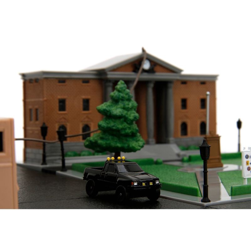 slide 11 of 13, Jada Back to the Future Clock Tower Nanoscene Vehicle Playset, 1 ct