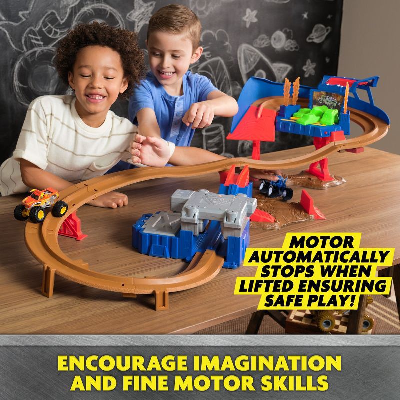 slide 5 of 10, Monster Jam Supercharge Speedway Playset, 1 ct