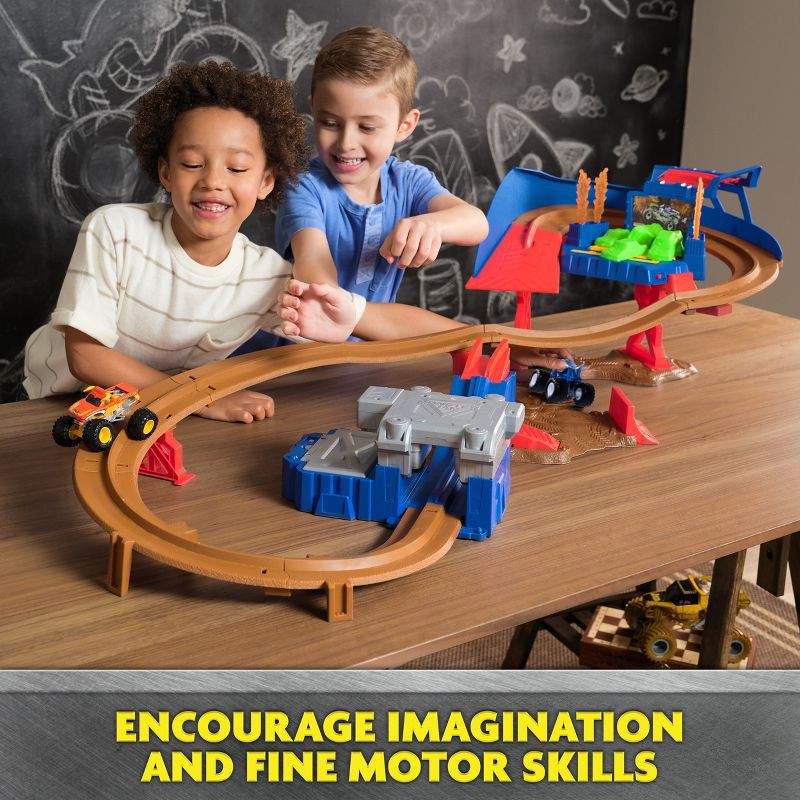 slide 9 of 10, Monster Jam Supercharge Speedway Playset, 1 ct