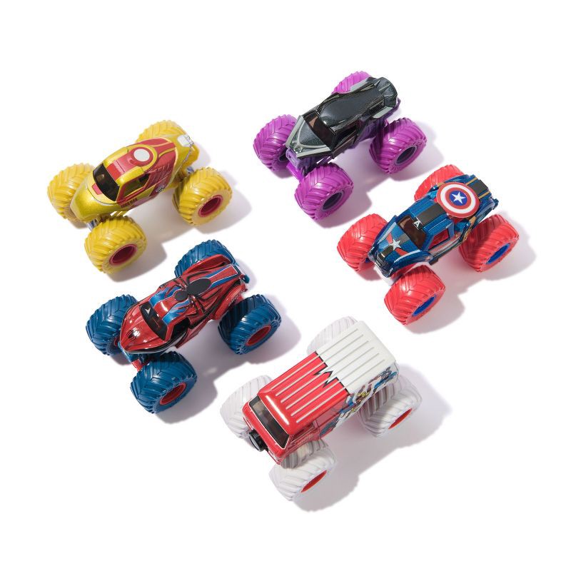 slide 2 of 10, Monster Jam Marvel Heroes 5-Pack, 1 ct