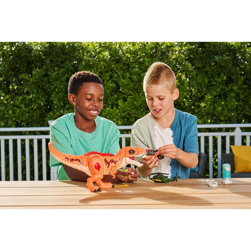 slide 7 of 9, Robo Alive Dino Escape: Dinosaur Figure Playset with 6 Pieces, Educational Focus on Animals, 6 ct