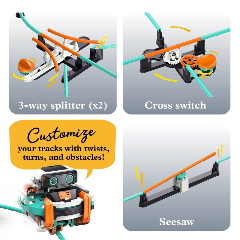 slide 4 of 6, Thames & Kosmos RoboRails The Robot Monorail STEM Kit: Engineering & Problem Solving Toy for Creative Learning, 1 ct