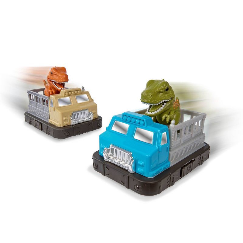 slide 2 of 10, TERRA by Battat Remote Control Bumper Cars Set - Dinosaur: Educational Motorized Toys for Kids, Infrared Play Vehicles, 1 ct