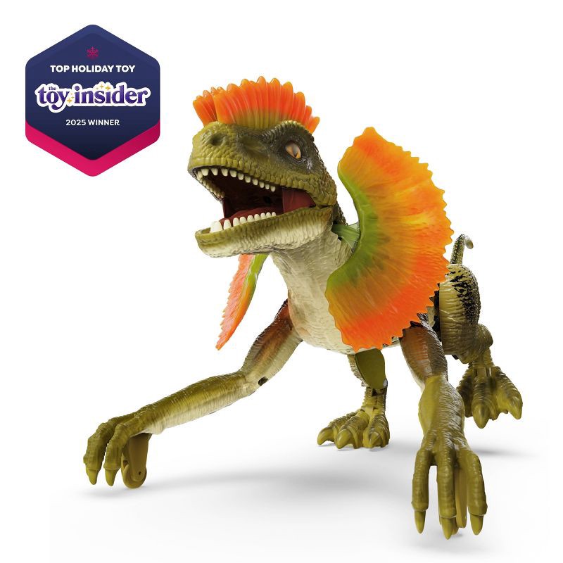 slide 12 of 12, TERRA by Battat Remote Control Dinosaur: Dilophosaurus, 1 ct