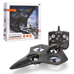 Sharper Image Thunderbolt Stealth Drone: Remote Controlled, Gyroscopic Stabilization, Indoor Use, Beginner Skill Level
