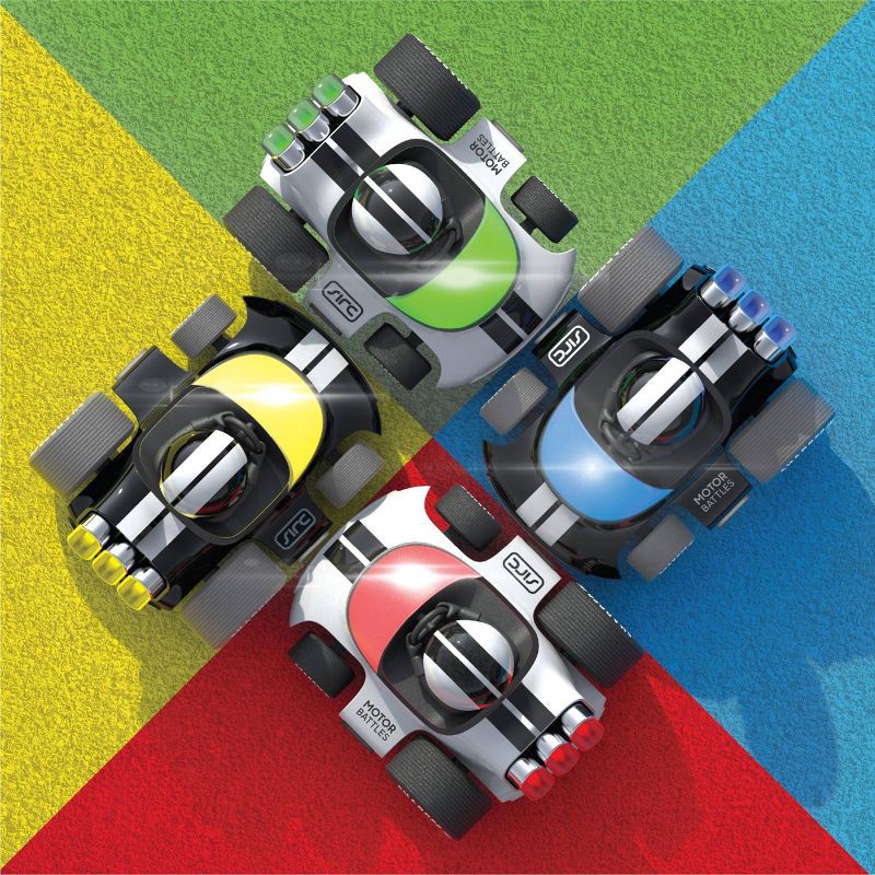 slide 2 of 8, Sharper Image RC Motor Battles Team Battle Racers: Plastic Battery-Powered Remote Control Vehicles, 4 Pieces, 4 ct