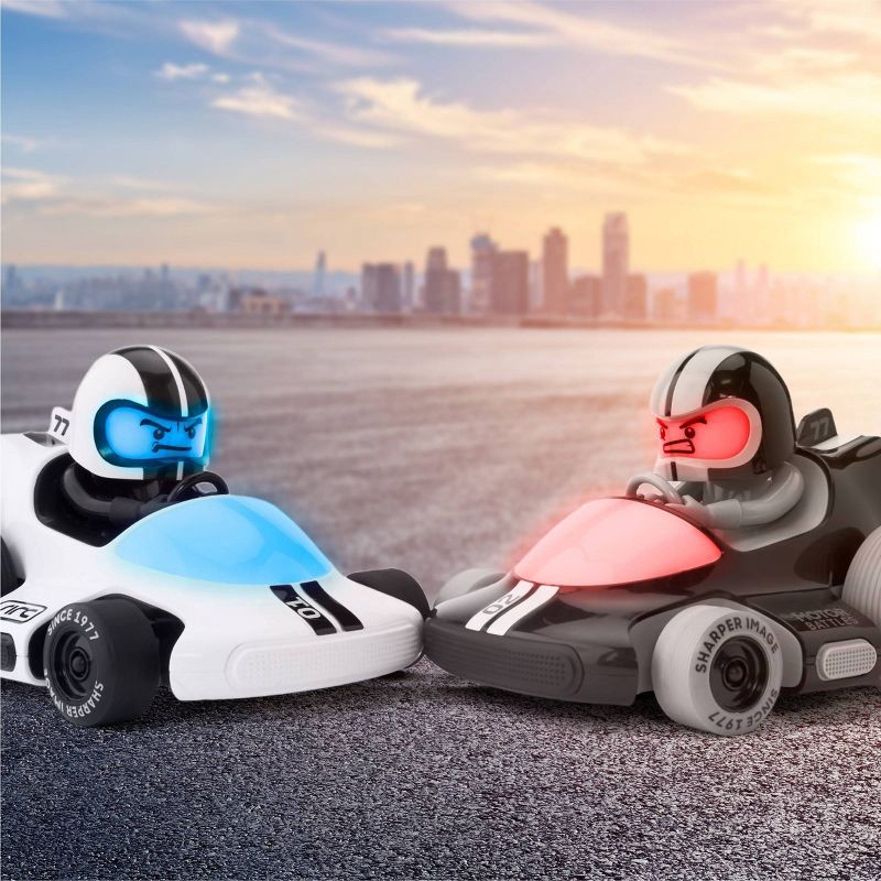 slide 6 of 8, Sharper Image RC Motor Battles Team Battle Racers: Plastic Battery-Powered Remote Control Vehicles, 4 Pieces, 4 ct