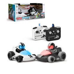 Sharper Image RC Motor Battles Team Battle Racers: Plastic Battery-Powered Remote Control Vehicles, 4 Pieces