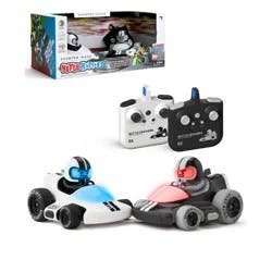 Sharper Image RC Motor Battles Team Battle Racers: Plastic Battery-Powered Remote Control Vehicles, 4 Pieces