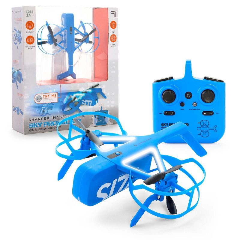 slide 1 of 7, Sharper Image Sky Propeller Remote Control Quad Copter Drone, 1 ct