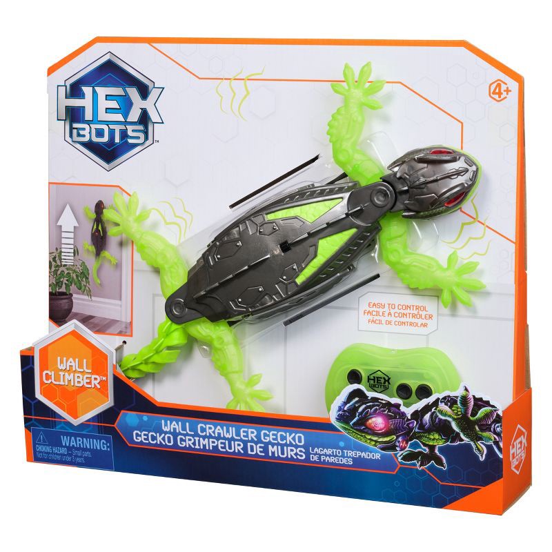 slide 8 of 11, HEX BOTS Wallcrawler Gecko Remote Control Robot Toy, 1 ct