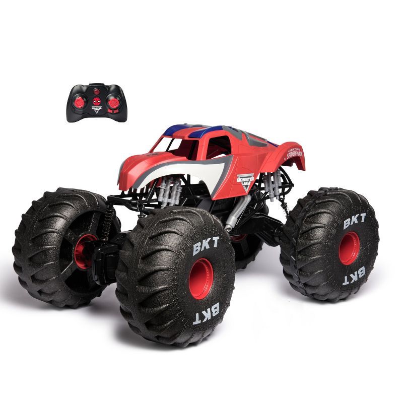 slide 9 of 9, Monster Jam Marvel Mega Spider-Man RC Monster Truck, 1 ct