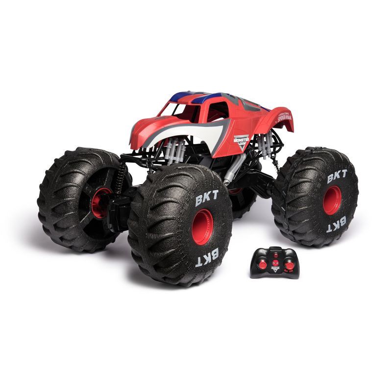 slide 1 of 9, Monster Jam Marvel Mega Spider-Man RC Monster Truck, 1 ct